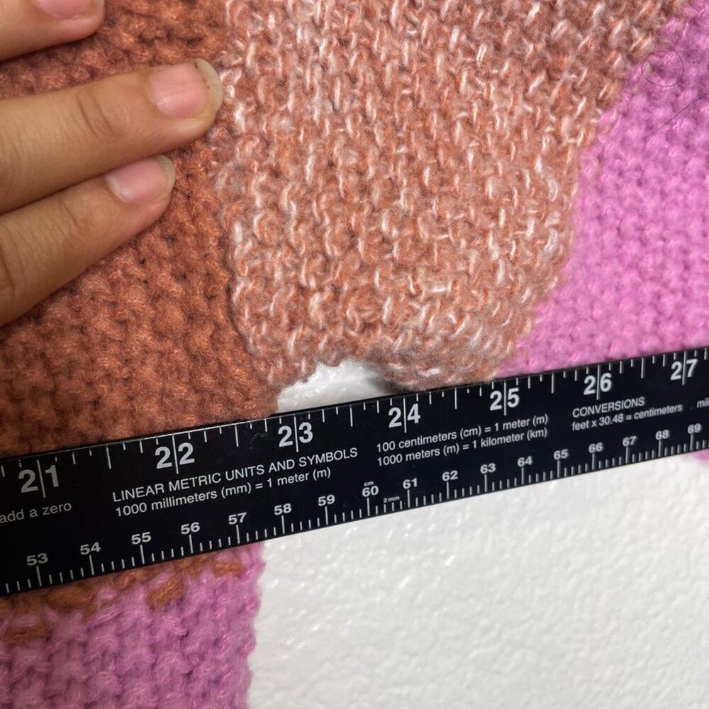 Cotton On Womens Sweater Size M Knit Color Block Long Sleeve Crew Neck Pullover - Picture 6 of 13
